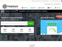 Tablet Screenshot of hostdom.org